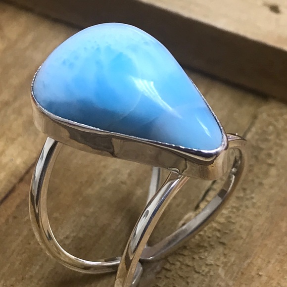 Larimar ring - Picture 2 of 6